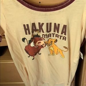 A Timon and Pumba shirt